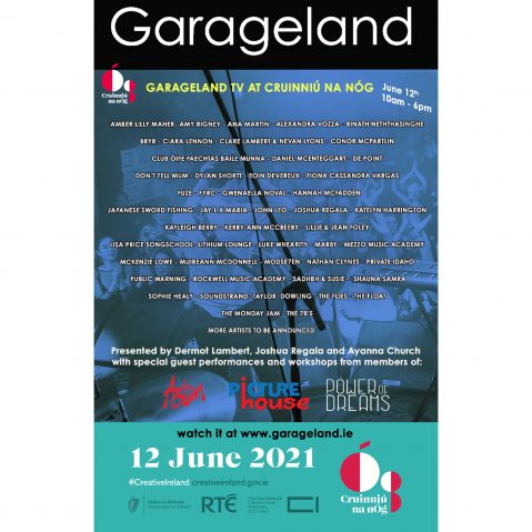 Picture of Announcing Extended Line-Up for Garageland at Cruinniú na nÓg 2021