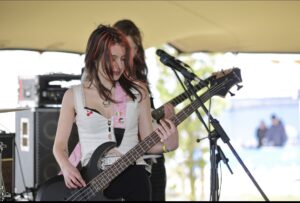 Mollie at Garageland Galaxyz at Cruinniu na nog 2025 Dunlaoire Rathdown Coco