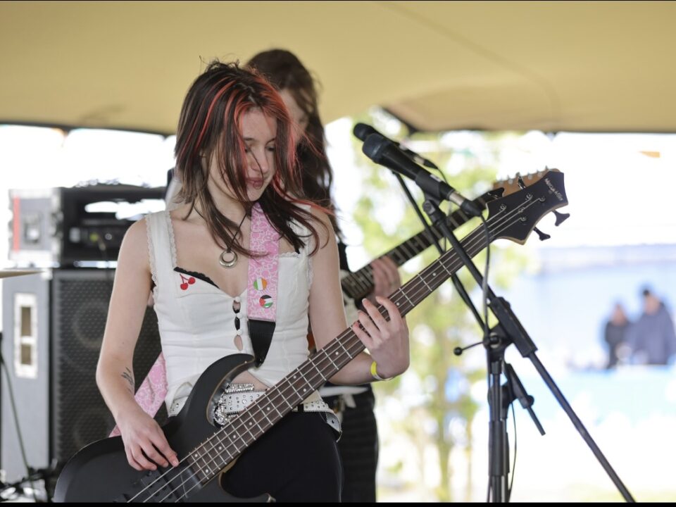 Mollie at Garageland Galaxyz at Cruinniu na nog 2025 Dunlaoire Rathdown Coco