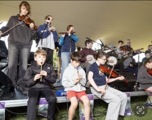 Comhaltas at Garageland Galaxyz at Cruinniu na nog 2025 Dunlaoire Rathdown Coco